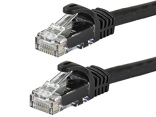 UbiGear 100' FT Oxygen-Free Copper Heavy Duty CAT6 Waterproof Outdoor Direct Burial UV Resistant Ethernet LAN Network Patch Cable RJ45 Cord (100FT Outdoor)