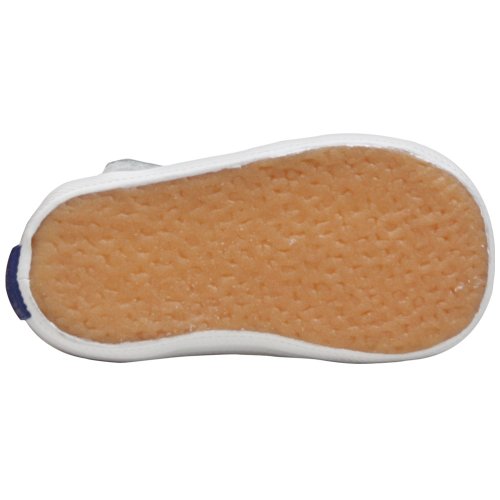 Keds baby girls Champion Lace Toe Cap T-strap Sneaker, White, 3 Little Kid US