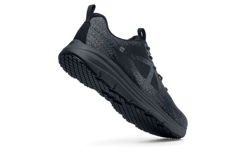 Shoes for Crews Toby II, Men's Nano Composite Toe (NCT) Work Shoes, Slip Resistant, Water Resistant, Black, Size 10