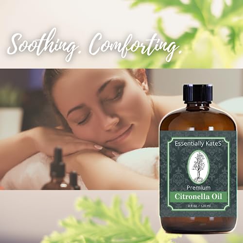 Essentially KateS Premium Cinnamon Oil 4 Fl Oz with Huge Dropper and Sprayer - 100% Pure, Natural & Therapeutic - Cleaning, DIY Soap, Diffuser, Aromatherapy, Garden and Kitchen - Indoor and Outdoor