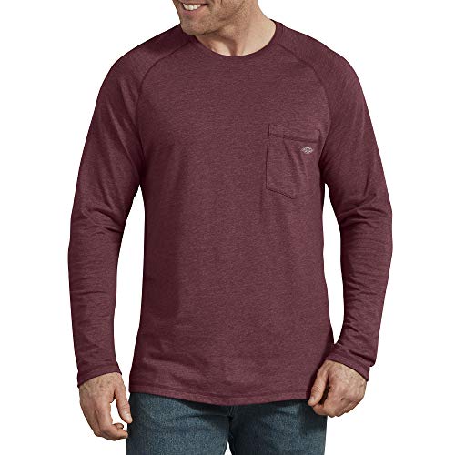 Dickies mens Temp-iq Performance Cooling Long Sleeve T-shirt Big-tall T Shirt, Dark Navy, 1X Tall US