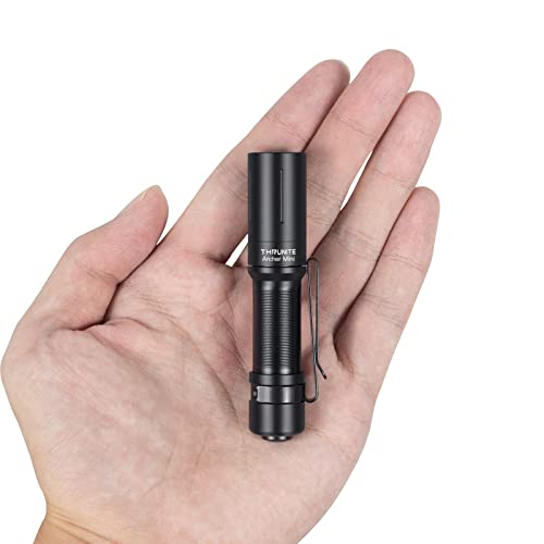 ThruNite EDC Flashlight Archer Mini, 405 Lumen Tail Switch LED Flashlight, USB C Rechargeable Little Pocket Penlight for Camping, Outdoor, and Emergency - Neutral White