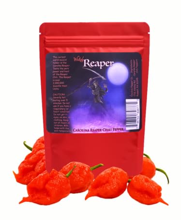 Wicked Reaper Carolina Reaper Hot Sauce + Whole Dried Reaper Peppers Gift Set