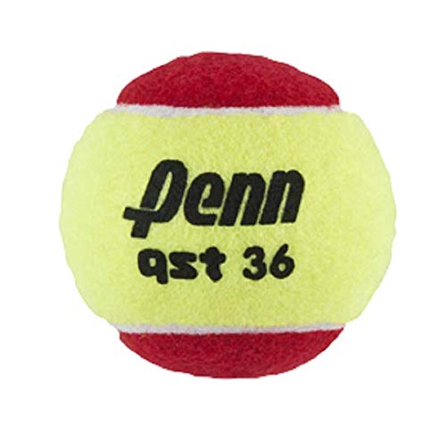 PENN QST 36 Tennis Balls for Beginners Polybag Championship Tennis Ball Can
