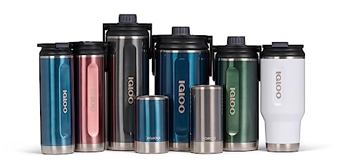 Igloo, 36 OZ Stainless Steel, Twist ‘n’ Chug Bottle, Carbonite