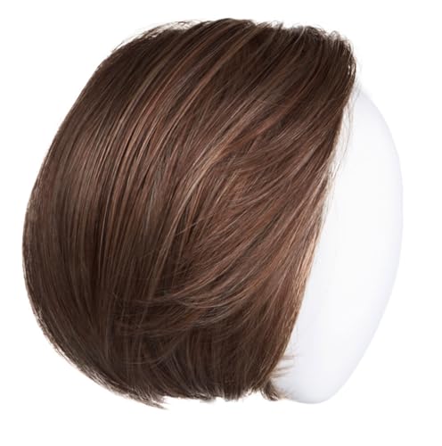 Raquel Welch Straight Up With A Twist Elite Chin Length Tailored Bob Wig by Hairuwear, Average Cap, RL6/30 Copper Mahogany