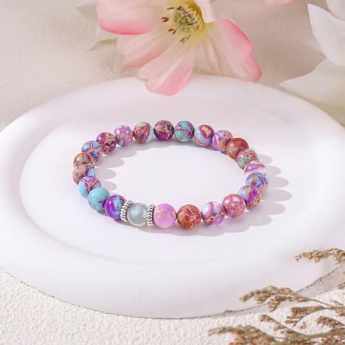 BABORI Gifts for Mother in Law Women Birthday Gifts Valentine's Day Anniversary Mother's Day Christmas Jewelry Cute Meaningful Gift Idea for Her Presents Moonstone Bracelet