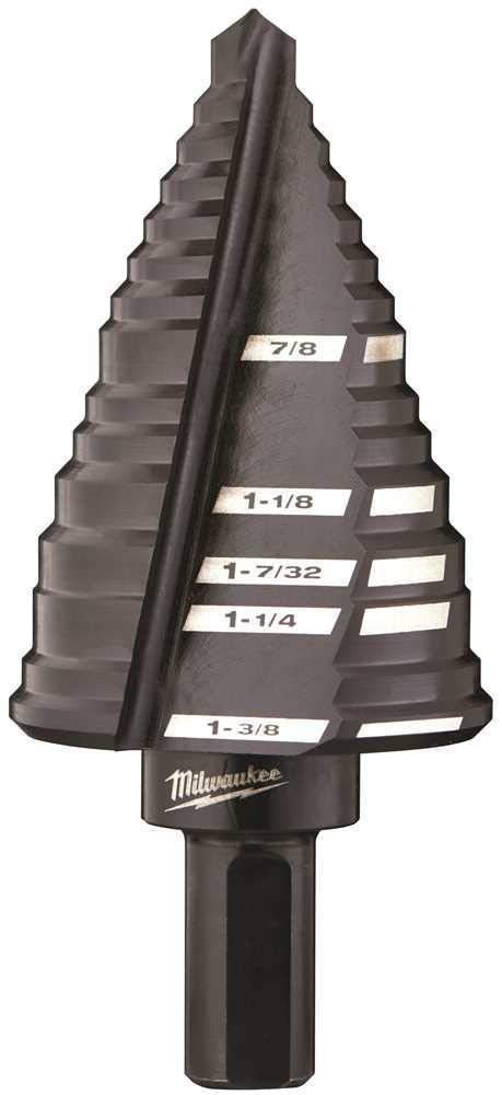 Milwaukee 48-89-9212 Step Bit #12 7/8" - 1-3/8"