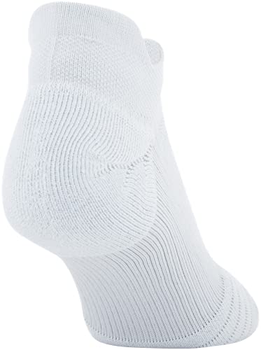 Under Armour Women's Play Up No Show Tab Socks, 3-Pairs, Black, Medium