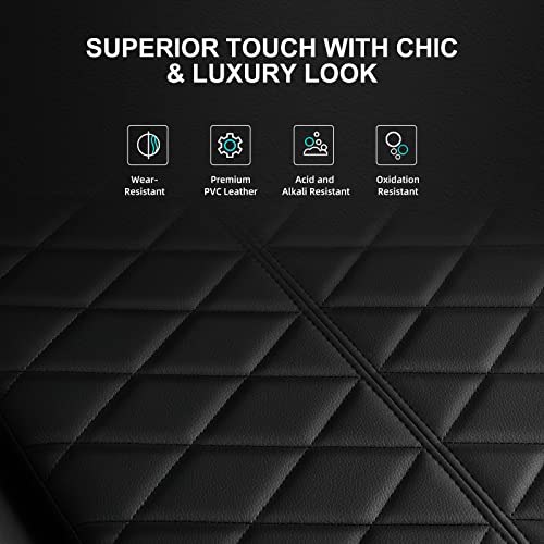 GTPLAYER Gaming Chair, Computer Chair with Bluetooth Speakers, High Back Ergonomic Office Chair Desk Chair with Lumbar Support, Height Adjustable Game Chair with Footrest 330LBS, Black