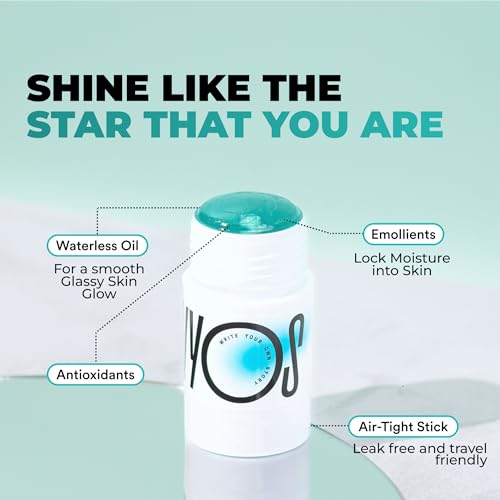 WYOS All Over Moisturizer Stick- Hydrating Oil Stick I Face Moisturizer and Body Moisturizer I Adds Glow and Shine to Face and Body I Non-greasy Formula I The Shining Star