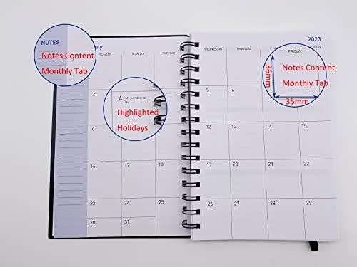 Daily Planner 2024-2025,Monthly Weekly Planner Runs from July 2024-December 2025,18 Month Planner with Pen Holder,Hardcover Daily Planners Notebook,100GSM Thick Paper