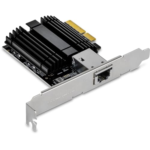 TRENDnet 10G PCIe Network Adapter, TEG-10GECTX, Convert a PCI Express Slot Into a 10 Gigabit Ethernet Port, 802.1Q VLAN Tagging, Windows and Windows Server Support