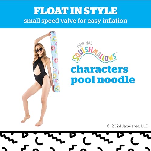 BigMouth x Squishmallows Inflatable Pool Noodle for Swimming, Fun Summer Water Toys for Kids - Squishmallow Characters