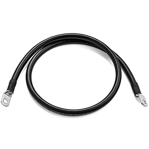 Spartan Power Red 2 Foot, Battery Cable, Positive Only 5/16" M8 Made in USA