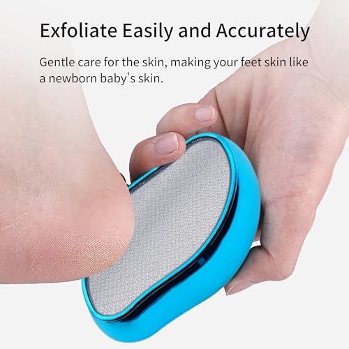 Ainio Nano Glass Foot File, Pedicure Tool and exfoliator, Glass Surface, Comfortable Hand and Foot Grinding Scraper for Wet and Dry feet, Removal Hard or Dead Skin, Suitable for Women or Men