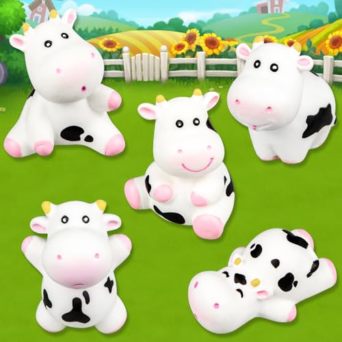 3D Cow Decoration Charms, Cute Charm Gift for Toddler Girls Kids Teens Women Adults