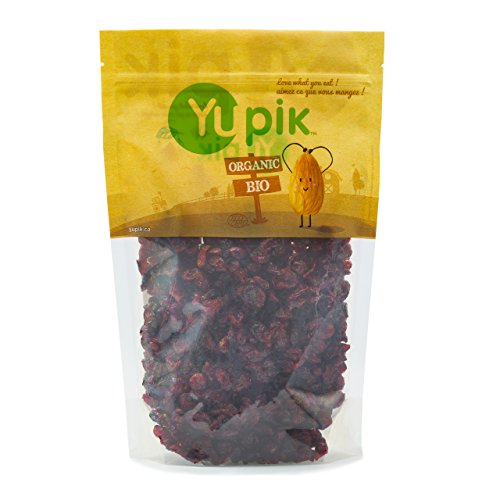 Yupik Dried Cranberries, Organic, 2.2 lb, Non-GMO, Vegan, Gluten-Free, Pack of 1
