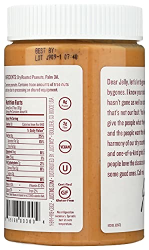 Justin's Nut Butter Peanut Butter, Classic, 16 Ounce