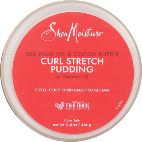 Sheamoisture Curl Stretch Pudding for Curls Red Palm Oil and Cocoa Butter with Shea Butter 11.5 oz