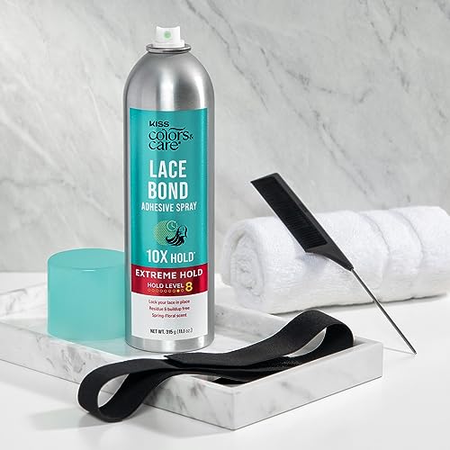 KISS Colors & Care Carbon Fiber Rat Tail Comb For Hair Sectioning, Teasing, Style Prepping, Detangling, Grooming - Anti Static & Heat Resistant, Professional Quality Black