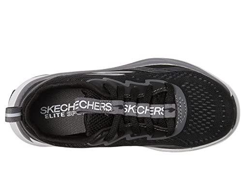 Skechers Kids Boy's Skechers Elite Sport-Push-Pac Sneaker, Charcoal/Red, 5 Big Kid