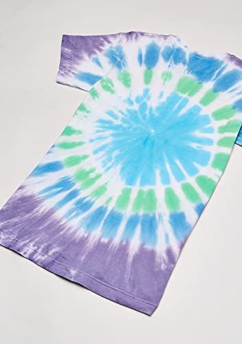 Liquid Blue Men's Pink Floyd Dark Side Oil Paint Tie Dye Short Sleeve T-Shirt, Multi, Small