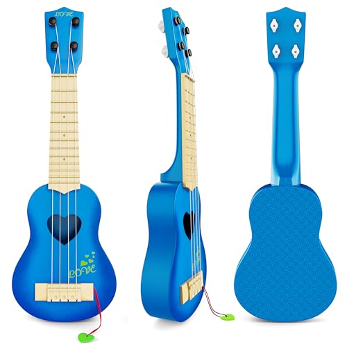 Kids Toy Classical Ukulele Guitar Musical Instrument, Blue