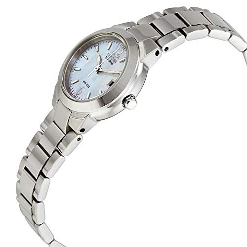 Citizen Women's Eco-Drive Dress Classic Watch in Stainless Steel, Mother of Pearl Dial, 26mm (Model: EW1670-59D)