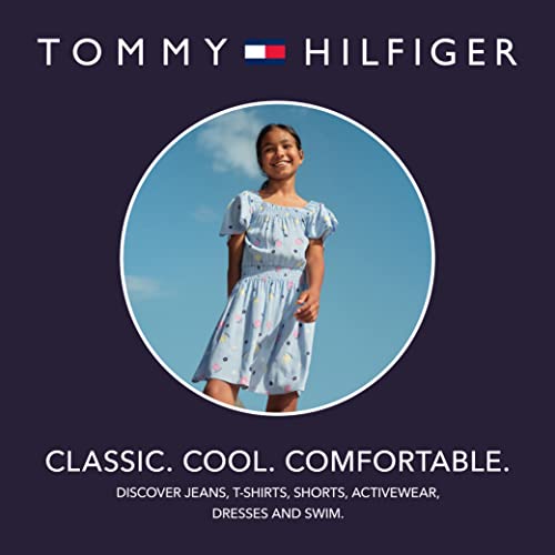 Tommy Hilfiger Girls' Full-Zip Fleece Hoodie Sweatshirt With Front Pockets, Pink Minky, 16