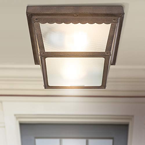 Yosemite Home Decor 71154-91PLDB Series Two Exterior Lighting, Dark Brown, 17 Piece