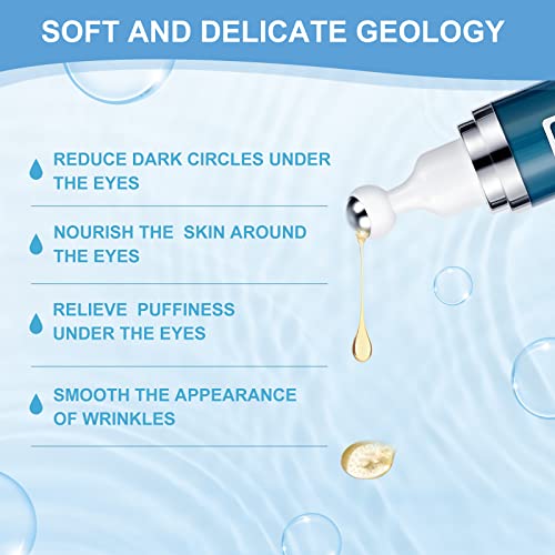 Caffeine Eye Cream for Dark Circles: Under Eye Cream Morning Skincare - Daily Eye Serum for Eyelids Puffiness
