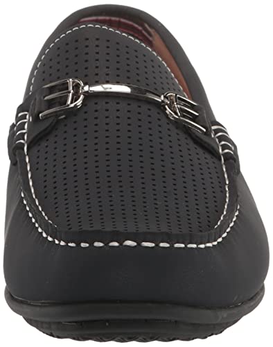 Stacy Adams Men's Corley Moc Driving Style Loafer, White, 12