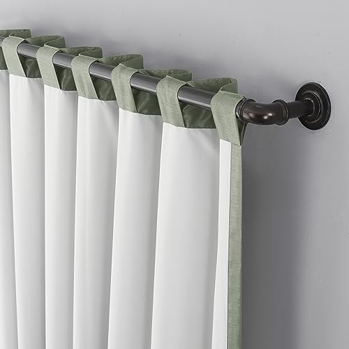 Sun Zero Greyson Faux Dupioni Silk Thermal Extreme Total Blackout Back Tab Curtain Panel, 50" x 63", Bordeaux Red