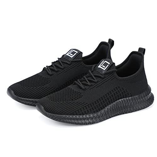 Men's Road Running Shoes Fashion Sneakers Ultra Light Mesh Walking Shoes Breathable Comfortable Casual Knit Workout Shoes Lightgrey size14