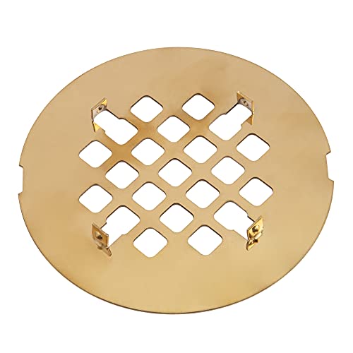 Artiwell 4-1/4” OD Snap-in Shower Drain Cover, Round Shower Drain Strainer Grid, Replacement Cover, Designed for Long-Lasting