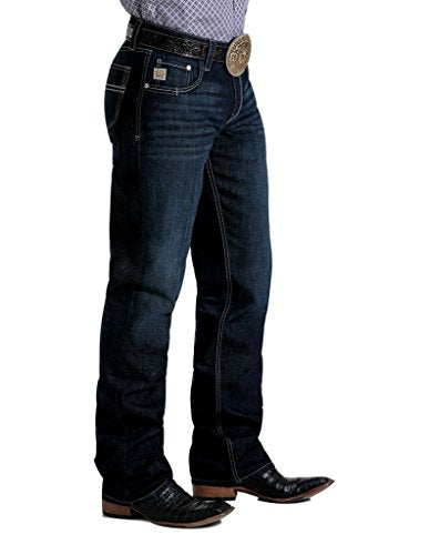 Cinch Men's Carter Relaxed Fit Jean, Medium Stone Wash, 28W x 34L