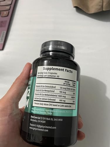 4-in-1 Calcium Supplements for Women and Men - Calcium with Vitamin D3 K2 5000 IU Supplement, 601mg per Serving for Heart, Bones & Body Defenses - Gluten-Free, Vegan-Friendly (240 ct)