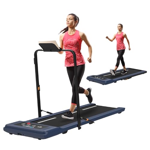 Exerpeutic 400 Lb. Capacity Heavy-Duty Walking/Jogging Exercise Treadmill - Home Gym Workout Equipment - Foldable Underdesk Design