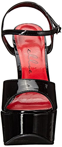 Ellie Shoes Women's 652-JULIET, Black, 6 B US
