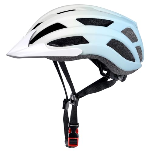 Bike Helmet for Adults Women Men Youth Kids, Lightweight Mountain Road Bicycle Cycling Helmets with Adjustable Dial, 2 Detachable Visor