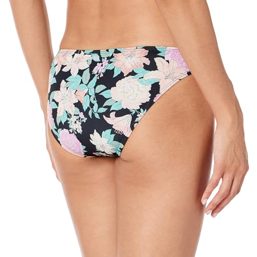 Billabong Women's Standard Classic Lowrider Bikini Bottom, Black Multi 1