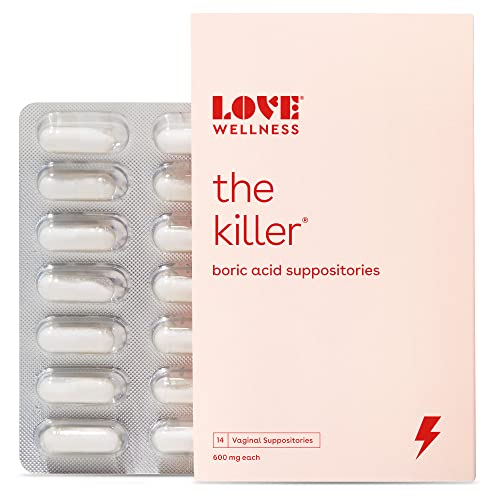 Love Wellness Vaginal Probiotic Suppositories, Flora Power | Fast-Acting Probiotic Strains & Vitamin C for Feminine Health | Supports pH Balance & Fresh Odor | Dairy-Free, Fragrance-Free & Non-GMO