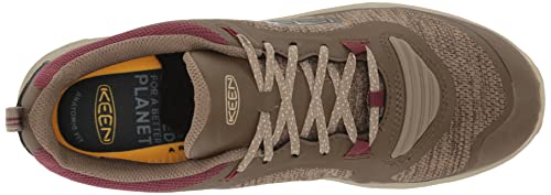 KEEN Women's Terradora Flex Low Height Waterproof Hiking Shoes, Vintage Indigo/Peachy, 10