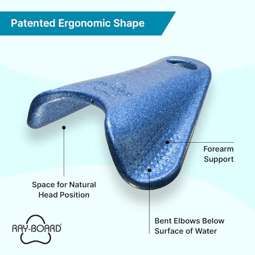 Ray-Board Kickboard (Speckled Blue, Adult/Large)
