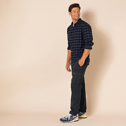 Amazon Essentials Men's Slim-Fit Stretch Cargo Pant (Available in Big & Tall), Light Grey, 40W x 29L