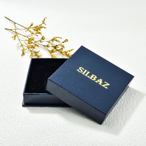 SILBAZ January Birth Flower Earrings Carnation Dangle Drop Earrings Month Flower Jewelry Birthday Gifts for Women