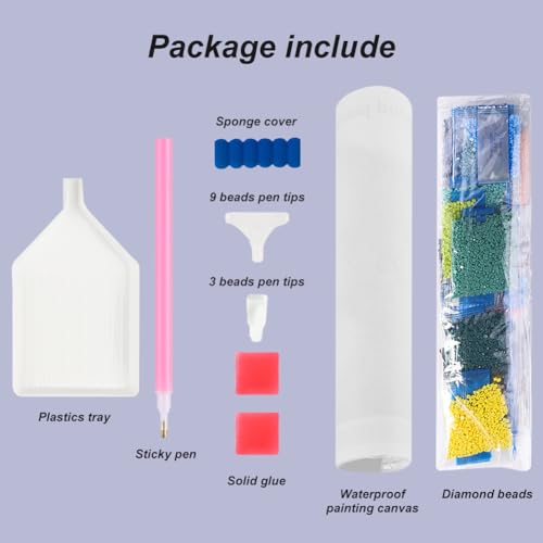 WSLWXSHM Diamond Painting Kits for Adults, Cat Round Full Drill Diamond Art Kits, 5D DIY Paint with Diamonds Crafts for Home Wall Decoration Gifts 12×16Inch