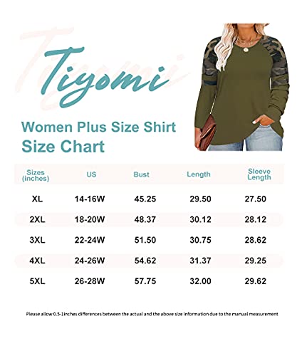 TIYOMI Plus Size Shirts for Women Long Sleeve Fashion Blouse Round O Neck Raglan Stripe Colorblock Folk Custom Ethnic Stripes Totem Fall Autumn Winter T Shirt Maroon Brick Red 4XL