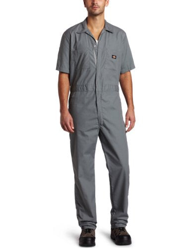 Dickies mens Short-sleeve overalls and coveralls workwear apparel, Khaki, X-Large US